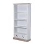 Newport White Washed Bookcase